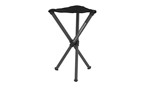 Walkstool - Modelo Basic - Negro - Taburete Plegable 3 Pies de Aluminio - Altura del Asiento 50...