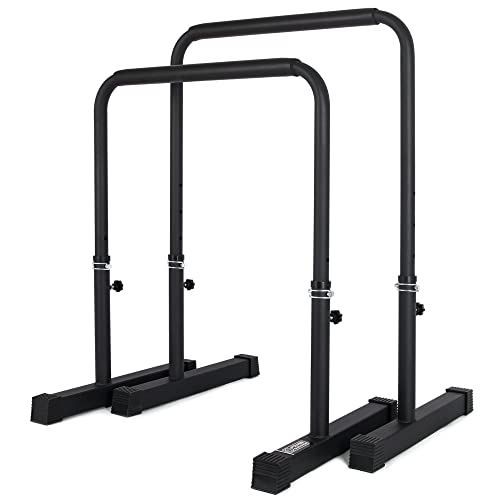 POWER GUIDANCE Barras Paralelas para Entrenamiento Ajustable para Calistenia, Gimnasia, Fitness