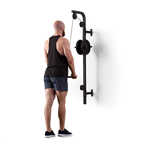 KLAR FIT Klarfit Stronghold Latzug - Máquina de poleas, Poleas de Entrenamiento, En casa,...
