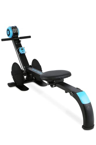 CAPITAL SPORTS Stringmaster - Máquina de Remo, Maquina remos en casa, 100 kg, Plegable,...