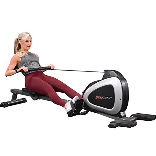 FITNESS REALITY - Máquina de remo magnética 1000 PLUS con bluetooth, con ejercicios...