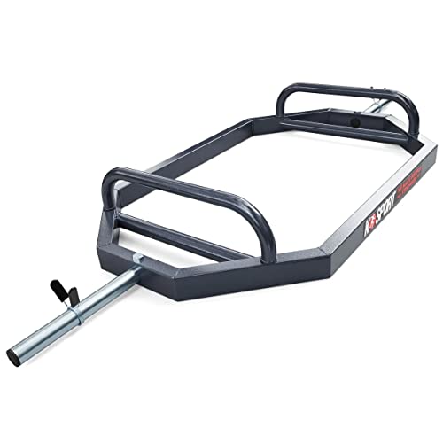 K-Sport: Barra de trampa de 150 cm, con 30 mm, barra hexagonal, barra de tríceps, barra...