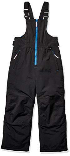Amazon Essentials Peto de Nieve Resistente al Agua Niño, Negro, 6-7 años