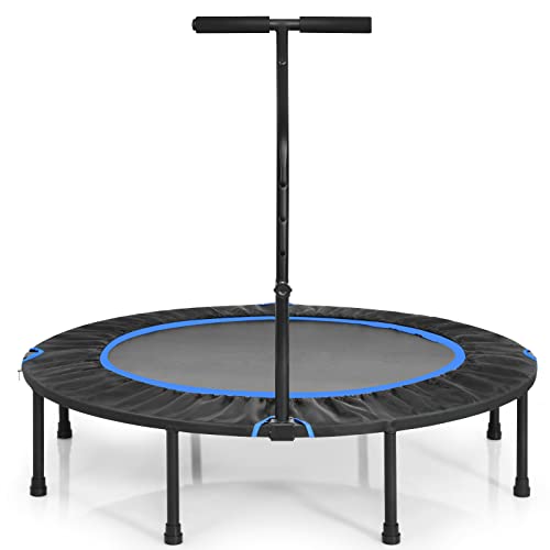 COSTWAY Mini Trampolín de φ120 cm Cama Elástica Fitness Trampolín Plegable para Exterior...
