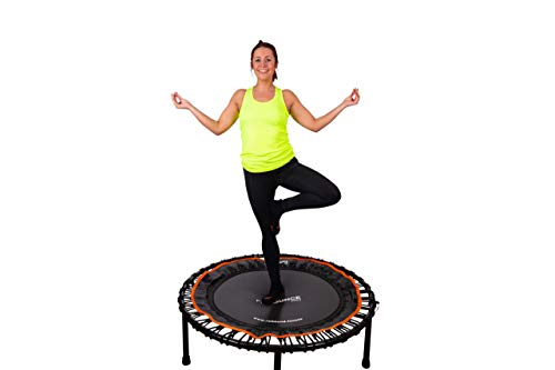 MXL MaXimus Life Fit Bounce Pro II - Rebounder Mini Trampolín Silencioso con Cuerda Elástica...