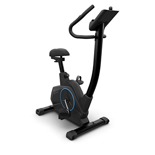 KLAR FIT Capital Sports EVO Air - Bicicleta estática, Pulsómetro, Inercia de 12 kg, Tracción...