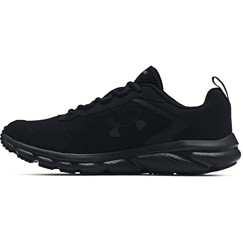 Under Armour UA Charged Assert 9, Zapatillas para Correr Hombre, Black/Black/Black, 44 EU