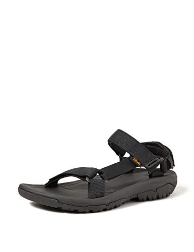 Teva Hurricane Xlt2, Sandalias de Punta Descubierta Hombre, Negro Black Blk, 43 EU