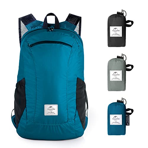 Naturehike Ultraligera Mochila Plegable 18L Pequeña Mochila de Senderismo para Mujeres Hombres...