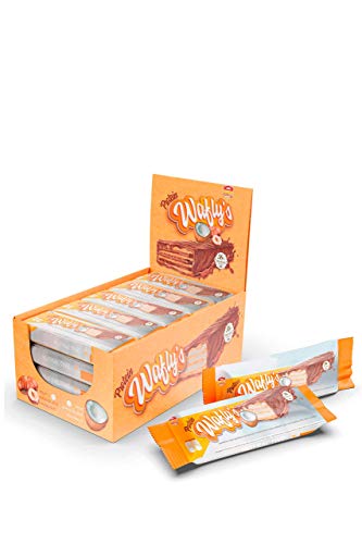 MTX nutrition ProteinWAFLYS Caja [18 x 35 g.] Coco Chocolate - Exquisitas y funcionales...