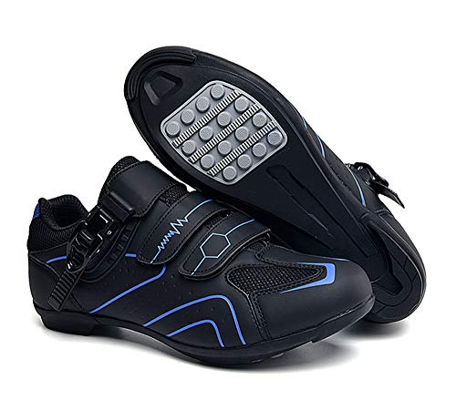 tangjiu Zapatillas de Ciclismo Antideslizantes, Zapatillas de Bicicleta de Carretera y Montaña...