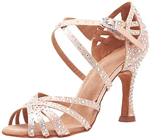 MGM-Joymod - Sandalias para Mujer, diseño de Tango Social, Estilo Latino, Moderno, para Bodas,...
