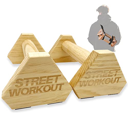 Paralelas de madera calistenia Portables Paralelas calistenia bajas Push up Paralelas flexiones
