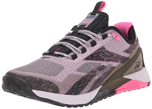 Reebok Nano X1 Tr Adventure Cross Trainer para mujer, Quartz Glow/Black/Atomic Pink, 37 EU