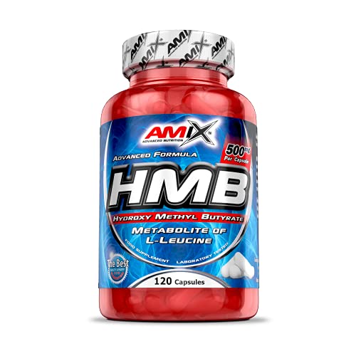 AMIX - Complemento Alimenticio - HMB - 120 Cápsulas - Calidad Farmacéutica - Incrementa la...