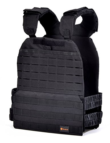 Sveltus Chaleco lastre 15 kg Pro Chaqueta lastrada, Unisex Adulto, Negro, Talla única