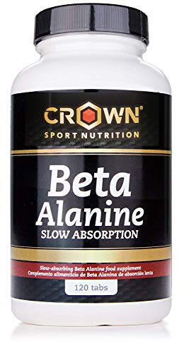 Crown Sport Nutrition Beta Alanina Slow Absorption, Ayuda a reducir la parestesia, Suplemento...