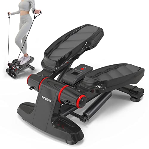 PROIRON Stepper con Pedales Grandes y cómodos, Carga 122kg -Máquina de Step para Hacer...