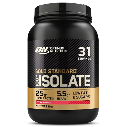 Optimum Nutrition 100% Gold Standard Isolate, Proteina Whey Isolate en Polvo para Aumentar Masa...