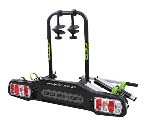 GO BIKER Portabicis de Enganche Beat para 2 Bicicletas con antirrobo portabicicletas Bola...