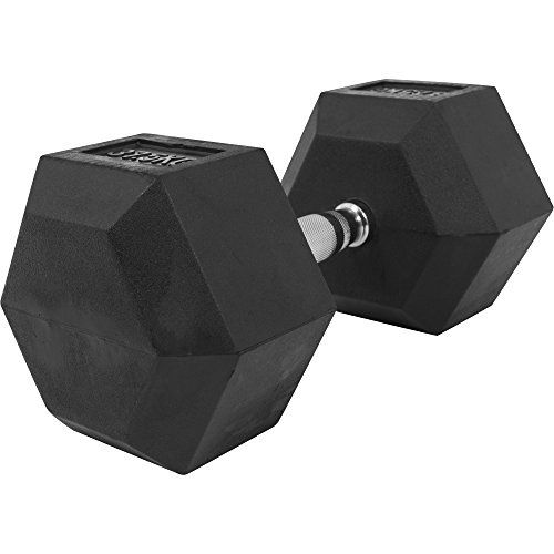 Pesas hexagonales de 2 – 50 kg, mancuerna de goma para estudio con revestimiento y barra...