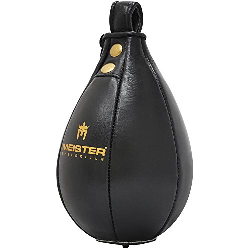 Meister SpeedKills - Bolsa de piel con vejiga de látex ligera, color negro, pequeña (7.5 x 5...