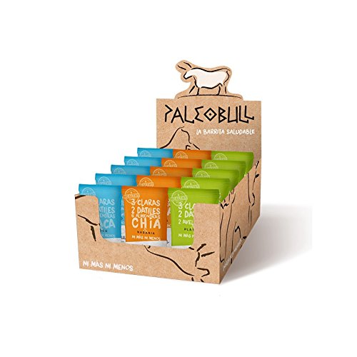 Barritas Proteicas Paleo 100% naturales - Altas en Proteína - Pack Ahorro 3 sabores (15x50g)