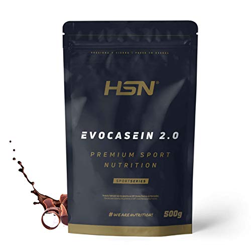 Caseína Micelar de HSN Evocasein 2.0 | Sabor Chocolate 500 g = 17 Tomas por Envase | Proteína...
