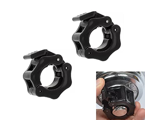JGR SELECT Abrazaderas para Mancuernas - Pack 2 Unidades para Barras de 28mm - Pinza de Resorte...