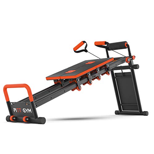 New Image Fitgym Fitt Gym MultiGym-Máquina de Entrenamiento en casa, Plegable y fácil de...