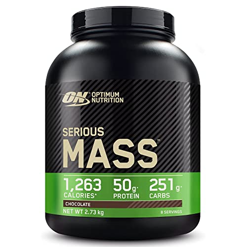 Optimum Nutrition Serious Mass Proteina en Polvo, Mass Gainer Alto en Proteína, con Vitaminas,...