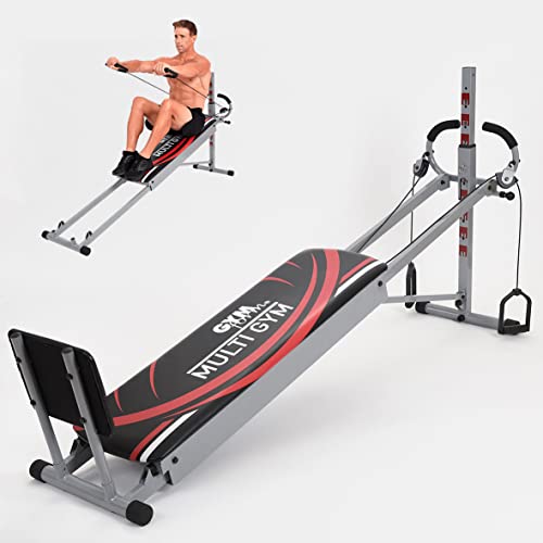 Máquina de Fitness Completa GYMFORM MultiGym, Equipo Completo Multifuncional para Hacer...