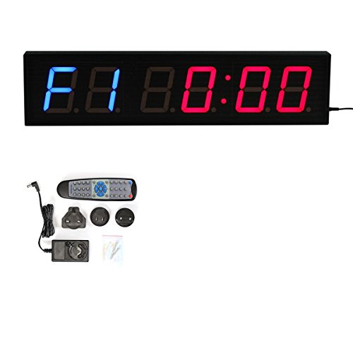 CKB LTD dígitos LED Cuenta atrás intervalo de Gimnasio y Fitness Incluye UK Plug & Mando a...