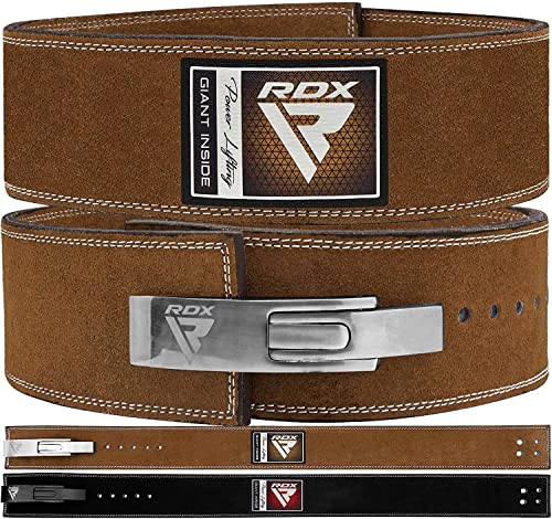 RDX 4” Gimnasio Cinturón Musculación Levantamiento de Pesas Powerlifting, Aprobado por IPL...