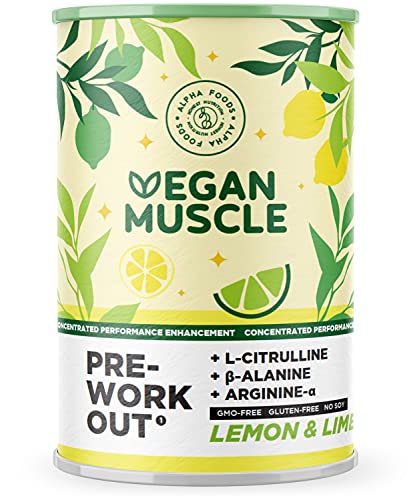 Vegan Muscle® - PreWorkout Performance Booster - Suplemento energético vegano con...