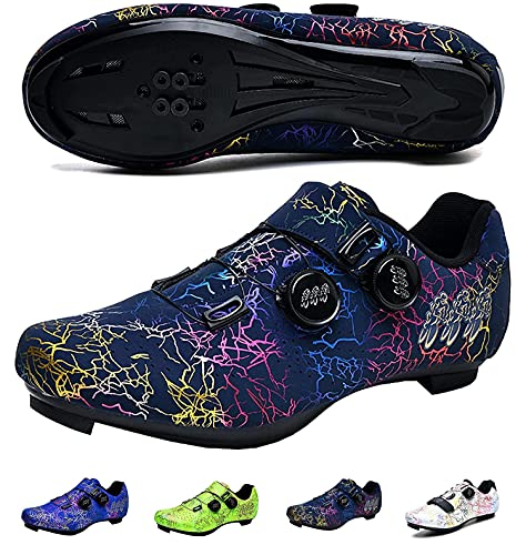 XRDSHY Zapatillas de Ciclismo Zapatillas de Bicicleta Zapatos Ciclismo Carretera MTB Hombre...