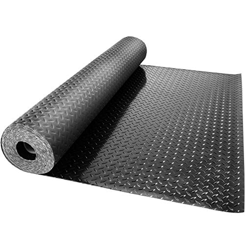 Husuper Alfombrilla para Garaje de PVC Roll de Garaje Antideslizante de DOS Rollos 450x110cm...
