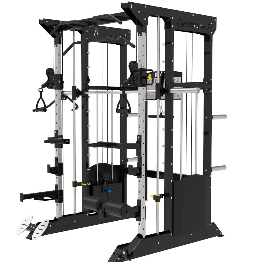 Fitness Tech - Máquina Musculación Multipower - Smith Machine F20 Evolution - Entrenamiento...
