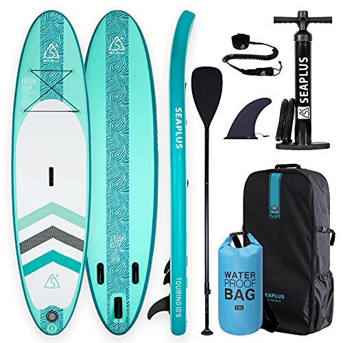 SEAPLUS Tabla de Paddle Surf Hinchable Sup Inflatable Stand up Paddle Board con Dry Bag CL-G...