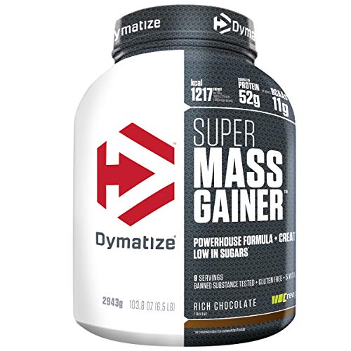 Dymatize Super Mass Gainer, Polvo Para Ganar Peso + Carbohidratos, BCAA y Caseína, Sabor...