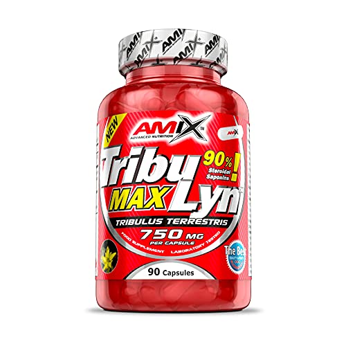 AMIX - Proteínas para Aumentar Masa Muscular - Tribulyn 90% en Formato de 90 Cápsulas - Ayuda...