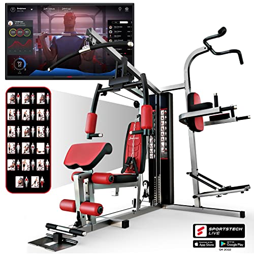 Sportstech HGX200 Multiestación musculación Premium 45en1 sirve para innumerables...