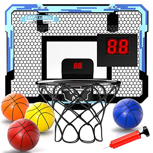 EPPO Canasta de Baloncesto de Interior para niños 16.5' X 12.5' - Anotación automática...