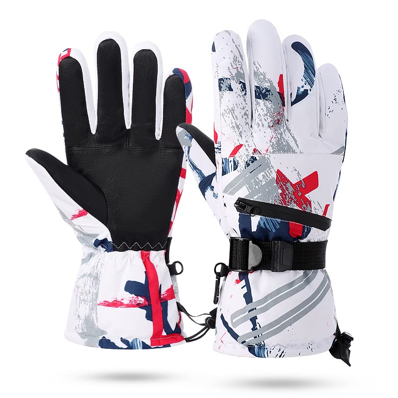Guantes para la Nieve, Guantes térmicos de Invierno para Hombre y Mujer, Ropa de Snow y...
