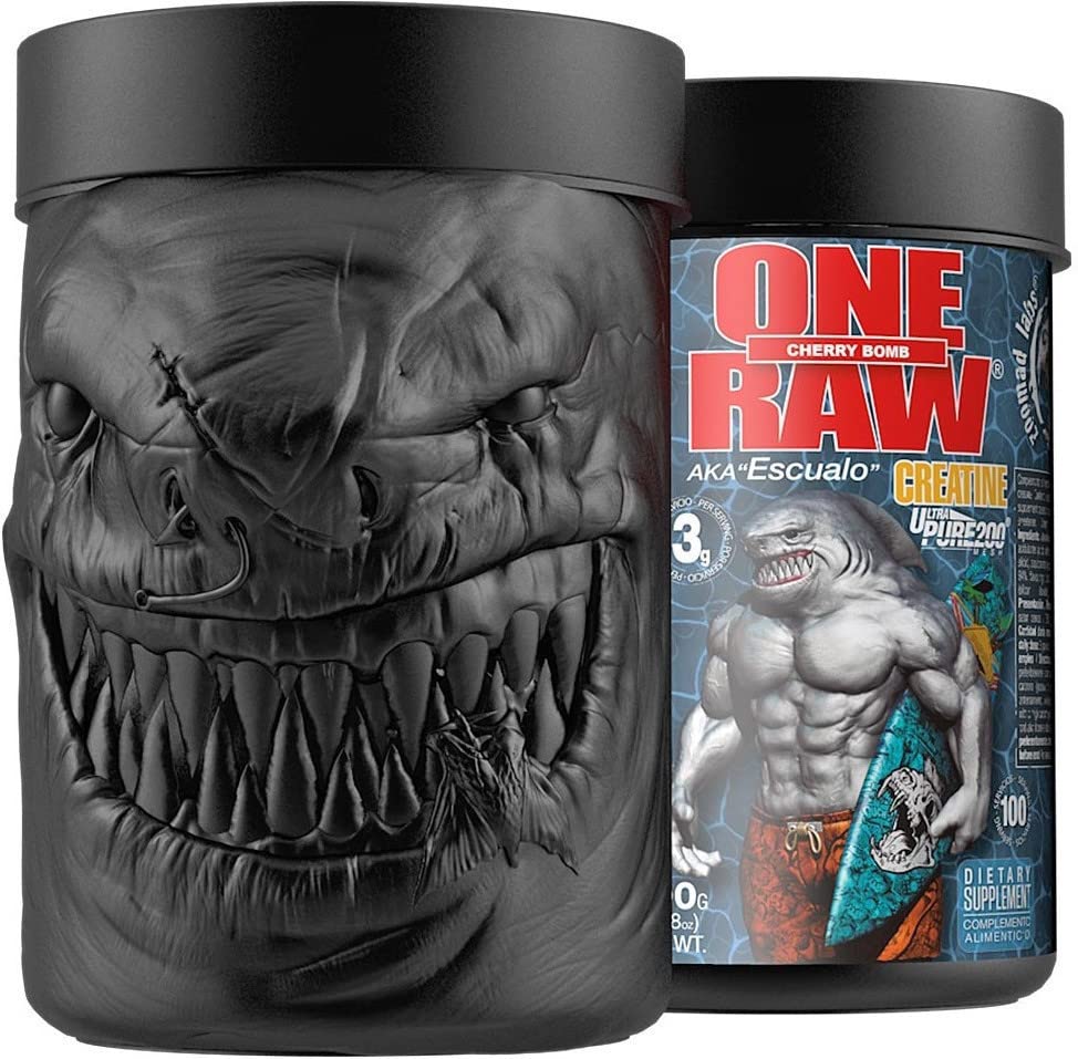 ZOOMAD LABS - One Raw Creatina Ultra Pure 200 Mesh, Polvos Pre y Post Entreno, Complemento...