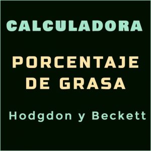 calculadora grasa hodgdon y beckett