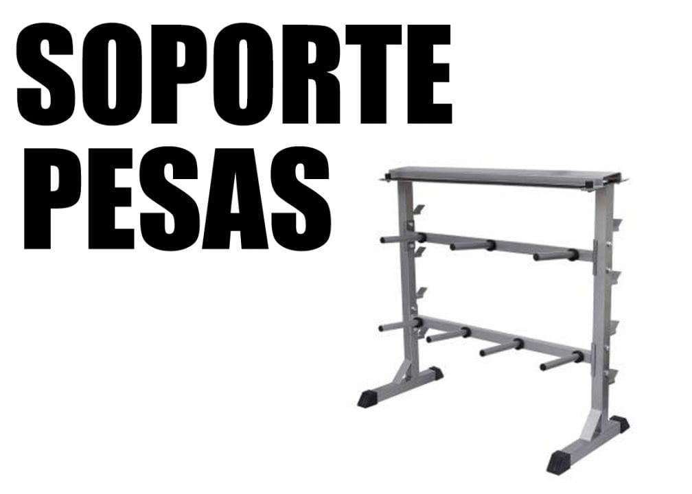 soporte pesas gym