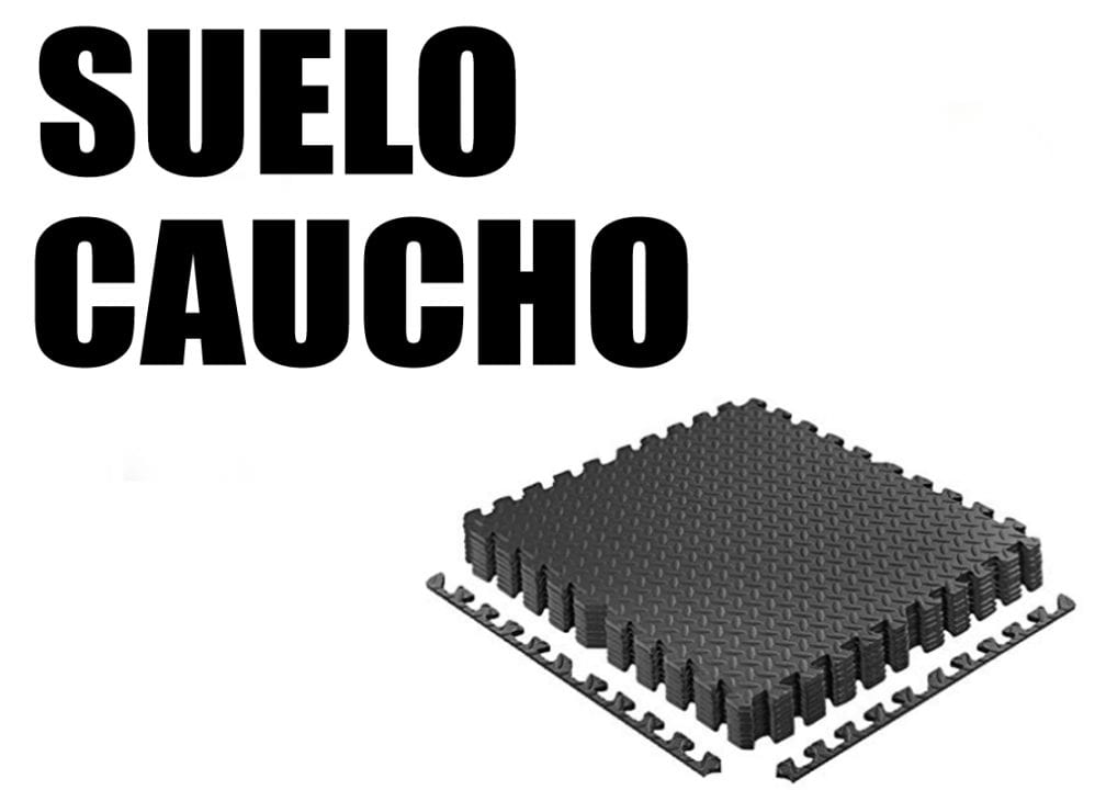 caucho suelo gimnasio