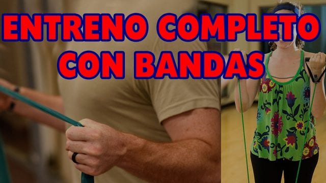 Rutina con Bandas de Resistencia y Peso Corporal